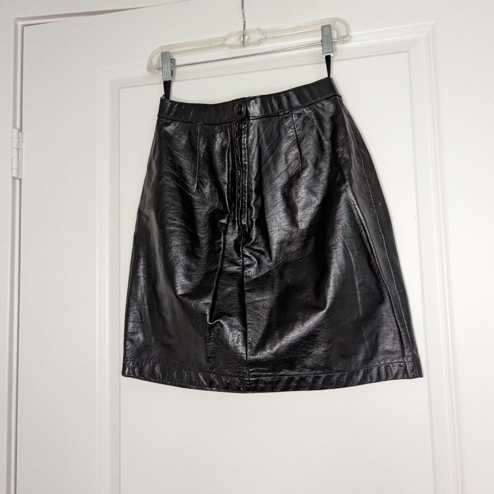 Wilson's Vintage Leather Skirt | Sz 12 | Goth, Grunge, Punk
